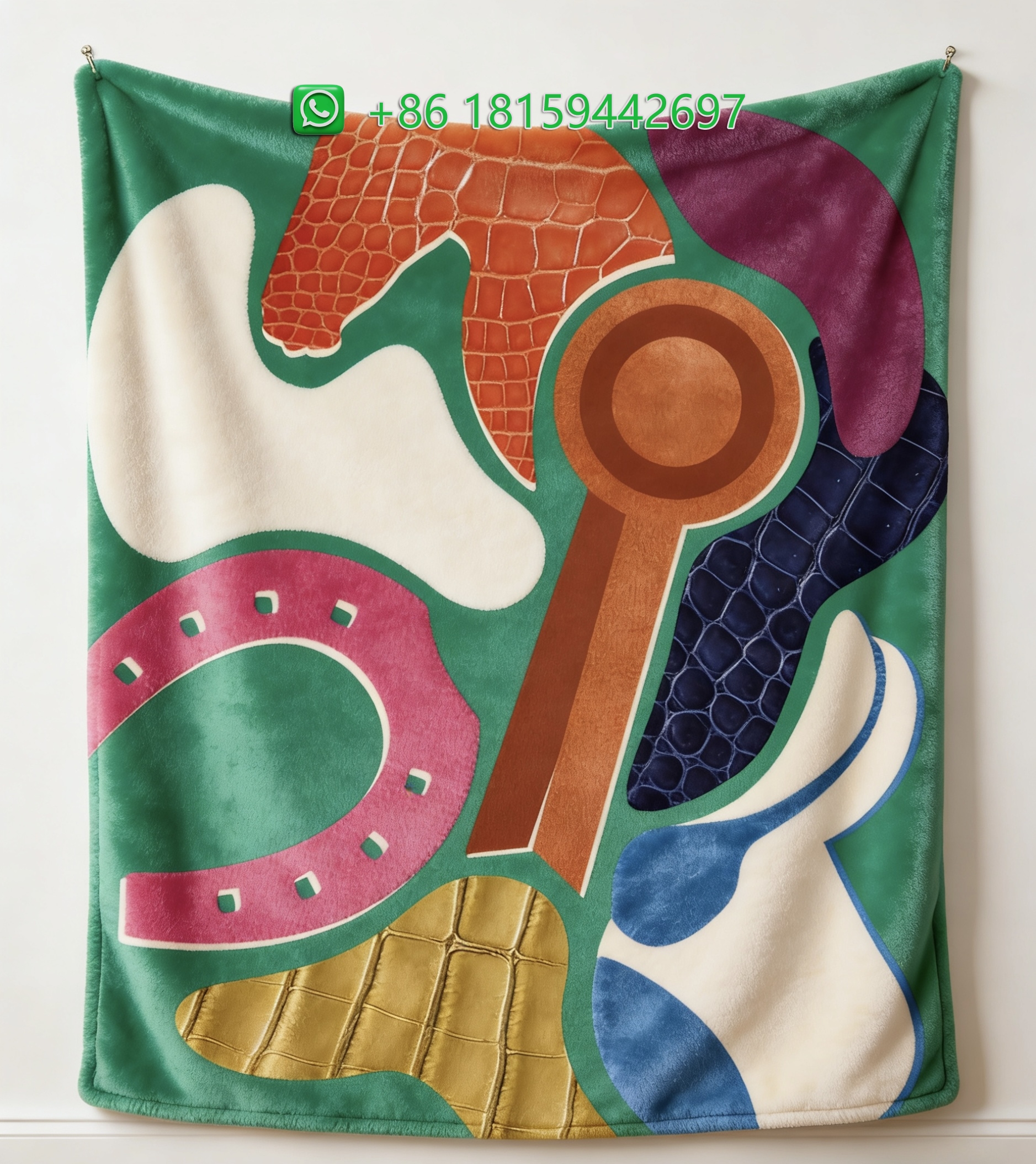 Hermes Throw Blankets